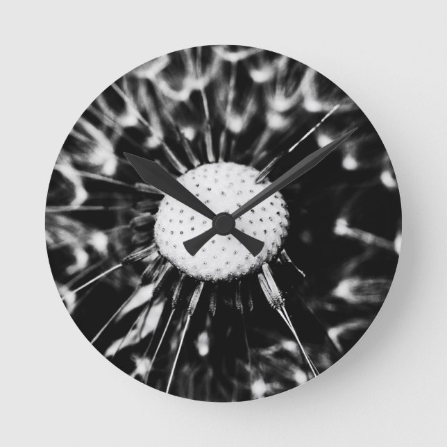 Reloj Redondo Mediano dandelia blacq (Anverso)