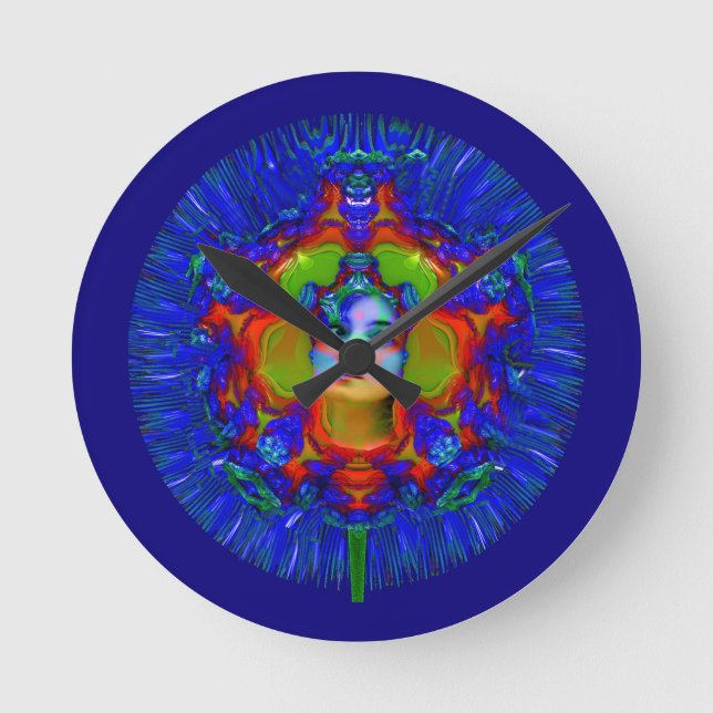 Reloj Redondo Mediano Dandelion (Anverso)