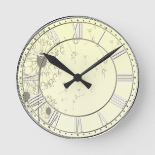 Reloj Redondo Mediano Dandelions