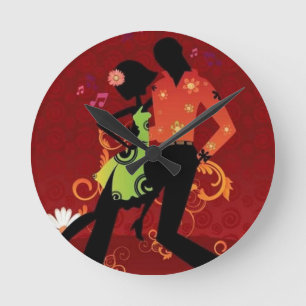 Reloj Redondo Mediano Danza de la salsa