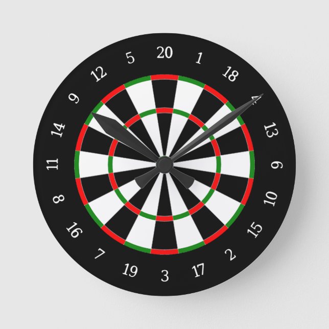 Reloj Redondo Mediano Dart Board (Anverso)