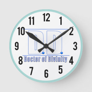 Reloj Redondo Mediano DD Médica de Divinity Acronym LOGO