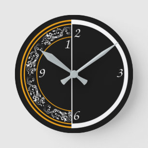Reloj Redondo Mediano Decoración de arte moderno