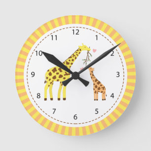 Reloj Redondo Mediano Decoración del sitio del cuarto de niños de la