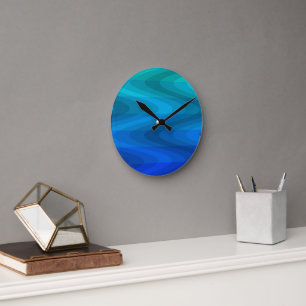 Reloj Redondo Mediano Deep Ocean Waves Wall Clock