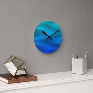 Reloj Redondo Mediano Deep Ocean Waves Wall Clock