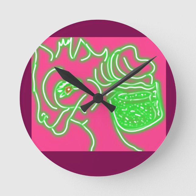 Reloj Redondo Mediano Deer and Its Magic Pearl Pouch (Anverso)