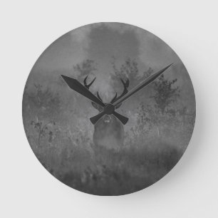 Reloj Redondo Mediano Deer In The Mist