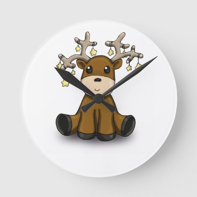 Reloj Redondo Mediano Deers (Anverso)