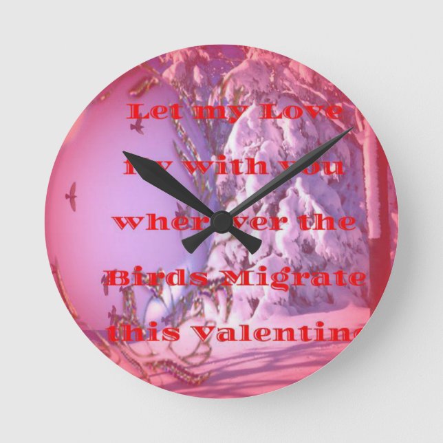 Reloj Redondo Mediano Déjame volar contigo a San Valentín.png (Anverso)