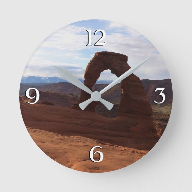 Reloj Redondo Mediano Delicado Arco I en el Parque Nacional Arches (Anverso)
