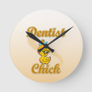 Reloj Redondo Mediano Dentist Chick