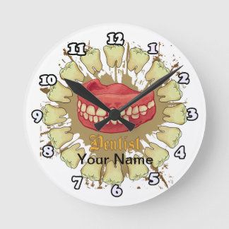 Reloj Redondo Mediano Dentista