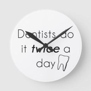Reloj Redondo Mediano ¡Dentista, hazlo!