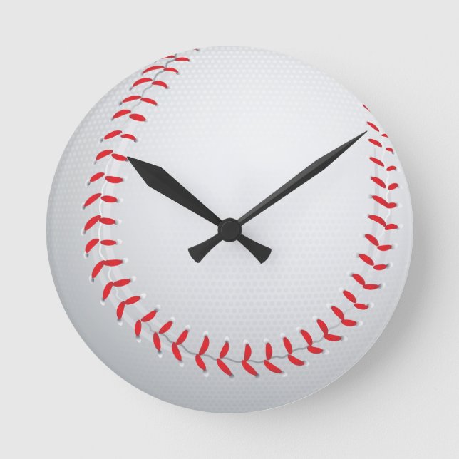Reloj Redondo Mediano Deporte de béisbol (Anverso)