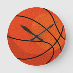 Reloj Redondo Mediano Deportes de baloncesto 