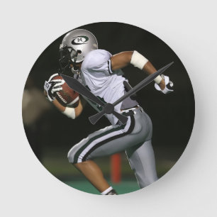 Reloj Redondo Mediano Deportes de Fútbol con Foto Personalizada