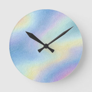 Reloj Redondo Mediano Deriva del cielo pastel