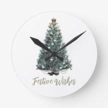 Deseos festivos. Diseño de árbol de Navidad