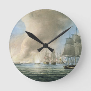 Reloj Redondo Mediano Destrucción de la flota turca, el 19 de febrero, 