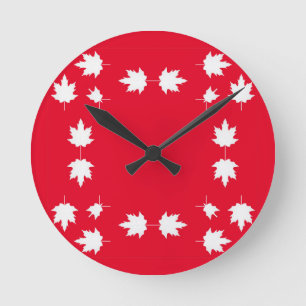 Reloj Redondo Mediano día de canadá