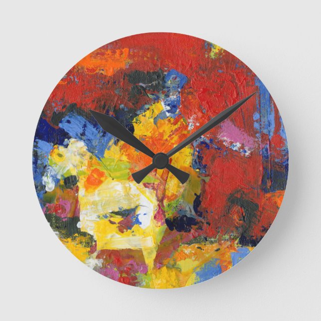 Reloj Redondo Mediano Día de la Raza (Anverso)