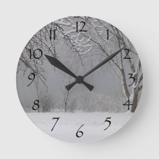 Reloj Redondo Mediano Día del Invierno