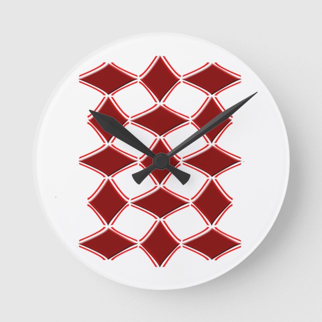 Reloj Redondo Mediano Diamantes (Anverso)