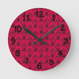 Reloj Redondo Mediano Diamantes Art Deco