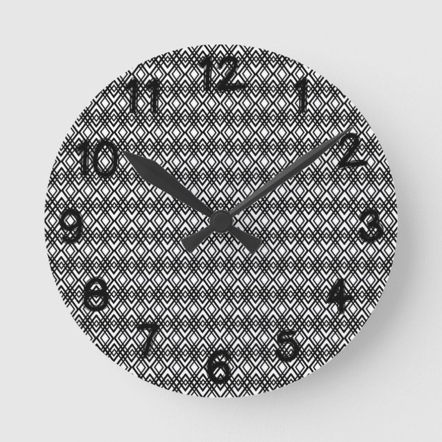 Reloj Redondo Mediano Diamantes Art Deco (Anverso)