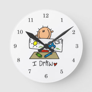 Reloj Redondo Mediano Dibujo