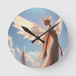 Reloj Redondo Mediano „Die kleine Zahnfee – Hüterin der Milchzähne“