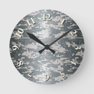 Reloj Redondo Mediano Digitaces Camo