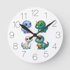 Reloj Redondo Mediano Dino Clock