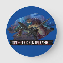 Reloj Redondo Mediano dino - fabuloso fundesleashed