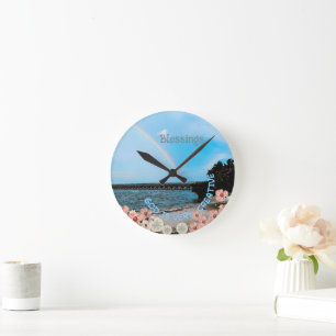 Reloj Redondo Mediano Dios es muy creativo doblado