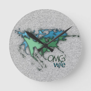 Reloj Redondo Mediano ¡Dios mío!