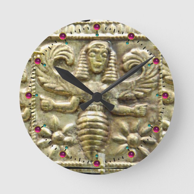 RELOJ REDONDO MEDIANO DIOSA GRIEGA ANTIGUA DE LA ABEJA DE LA MIEL (Anverso)