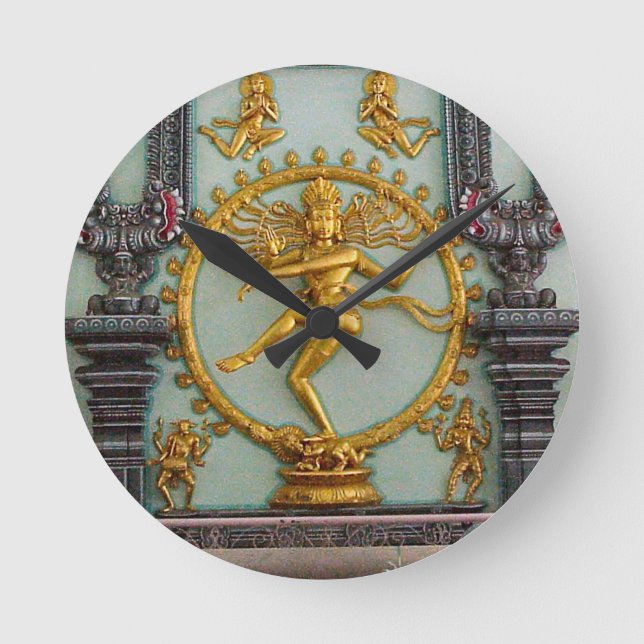 Reloj Redondo Mediano Dioses hindúes, Shiva (Anverso)