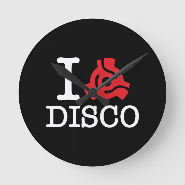 Reloj Redondo Mediano Disco adaptador I 45 (Anverso)