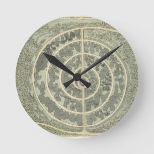 Reloj Redondo Mediano Diseñe para un jardín botánico, de 'indirectas