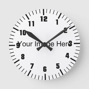 Reloj Redondo Mediano Diseñe sus los propios