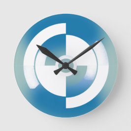 Reloj Redondo Mediano Diseño abstracto