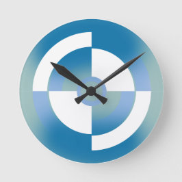 Reloj Redondo Mediano Diseño abstracto