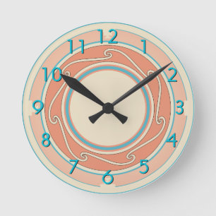 Reloj Redondo Mediano Diseño al sudoeste