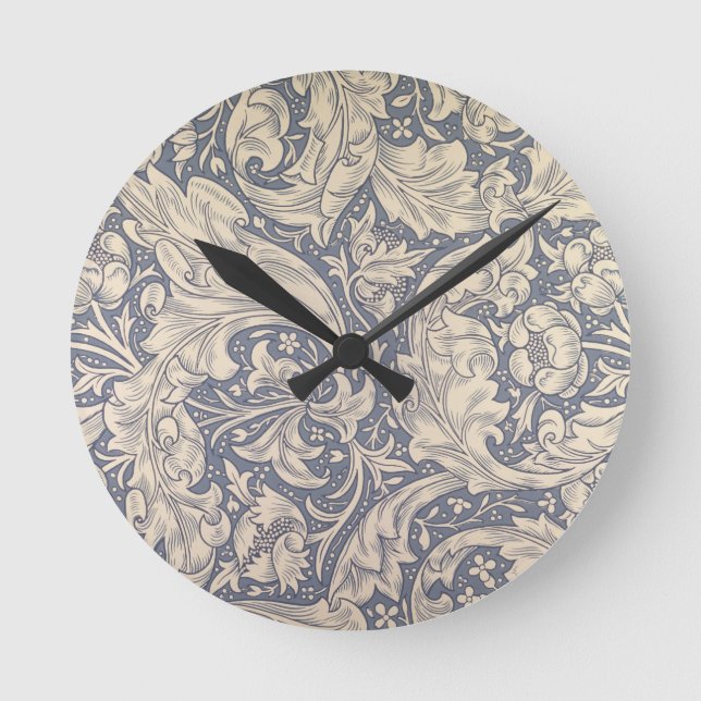 Reloj Redondo Mediano Diseño "Daisy" (textil) (Anverso)