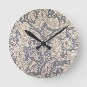 Reloj Redondo Mediano Diseño "Daisy" (textil)
