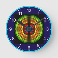 Diseño de arte de mandala abstracto punteado-65904