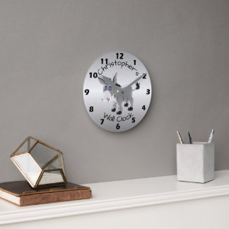 Reloj Redondo Mediano Diseño de burro