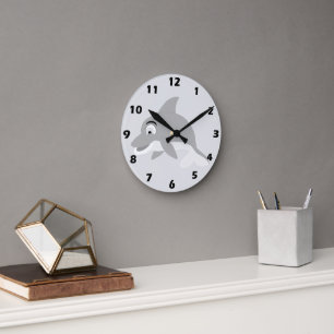 Reloj Redondo Mediano Diseño de delfín